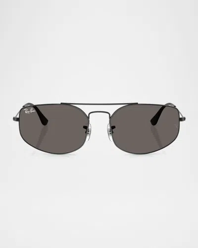 Ray Ban Men's Rb3845 Geometric Sunglasses In Black