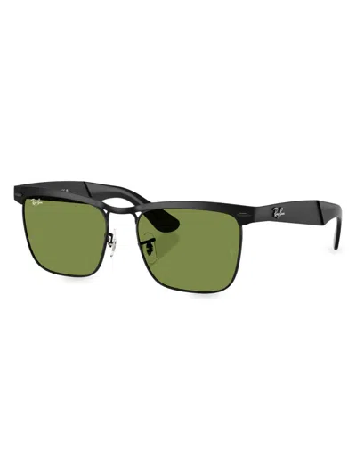 Ray Ban Square Sunglasses In Green