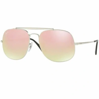 Pre-owned Ray Ban Ray-ban Men Sunglasses W/pink Gradient/mirrored Lens Rb3561 003/70 57