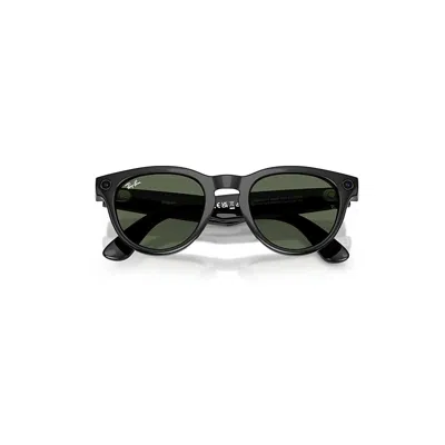 Ray Ban Meta Ai Glasses Black Frame Green Lenses