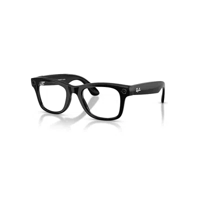 Ray Ban Meta Ai Glasses Schwarz Rahmen Grün Glas In Black