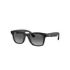 Ray Ban Ray-ban | Meta Wayfarer  Schwarz Fassung Grau Glas Polarisiert 50-22 In Schwarz