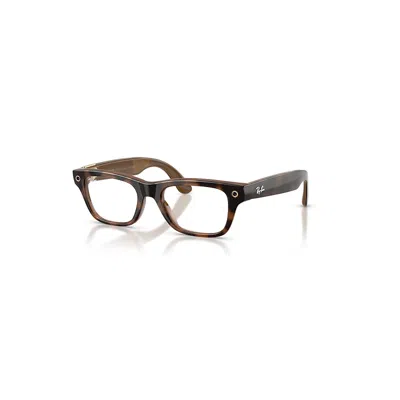 Ray Ban Meta Optics (gen 2) Havana Frame Demo Gläser Prescription Ai Glasses In Brown