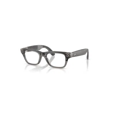 Ray Ban Meta Optics (gen 2) Transparent Ice Grey Frame Demo Lens Prescription Ai Glasses