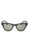 Ray Ban Ray-ban Meta Skyler Smart Glasses, 52mm In Black/green Solid