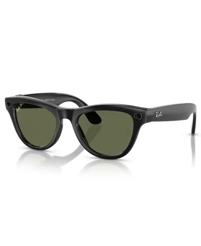 RAY BAN UNISEX AI META GEN1 SKYLER POLARIZED SUNGLASSES, RW4010