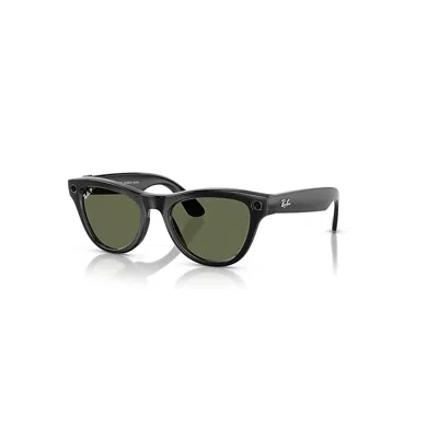 Ray Ban Ray-ban | Meta Skyler  Schwarz Fassung Grün Glas Polarisiert 52-20