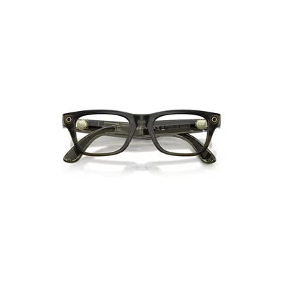 Ray Ban Meta Transparent Dark Olive Frame Demo Lens Lenses Ai Glasses