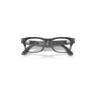 Ray Ban Meta Transparent Ice Grey Frame Demo Lens Lenses Ai Glasses