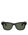 Ray Ban Ray-ban Meta Wayfarer Sunglasses, 50mm