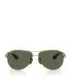 Ray Ban Tinted-lenses Pilot-frame Sunglasses In Gold