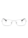 Ray Ban Metal-frame Glasses In Brown