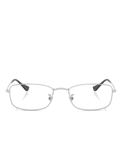 Ray Ban Metal-frame Glasses In Brown