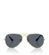 Ray Ban Metal Original Aviator Sunglasses In Multi