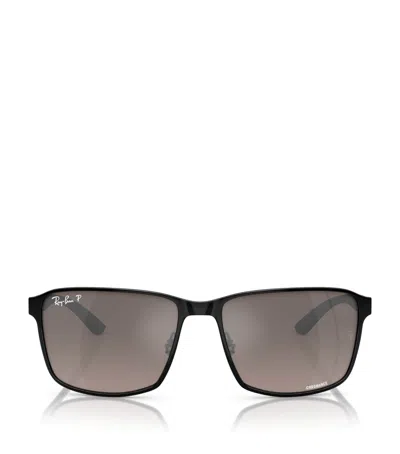 RAY BAN METAL RB3721CH CHROMANCE SUNGLASSES