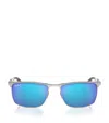 Ray Ban Rb3726m Scuderia Ferrari Collection Sonnenbrillen Silber Fassung Blau Glas Polarisiert 57-18 In Silver