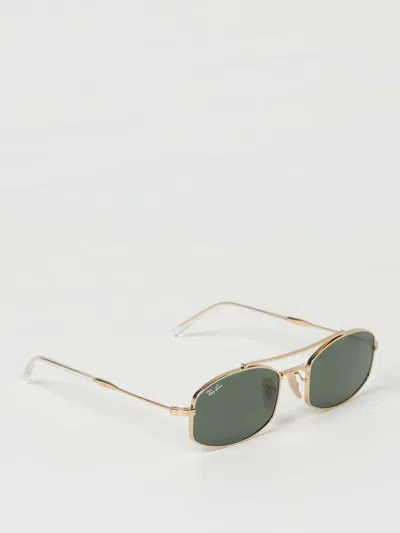 Ray Ban Ray-ban Metal Sunglasses In Gold