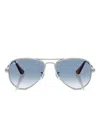 Ray Ban Ray-ban Rb3925 Aviator Max In Silver