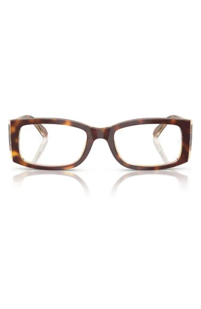 Ray Ban Ray-ban Miriam 54mm Square Optical Glasses In Havana