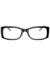 Ray Ban Miriam Optics Eyeglasses Black On Transparent Frame Clear Lenses Polarized 54-19 In 黑色