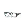 Ray Ban Miriam Optics  Braun Auf Transparent Blau Fassung Klar Glas Polarisiert 54-19 In Braun Auf Transparent Blau
