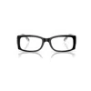 RAY BAN MIRIAM OPTICS EYEGLASSES BLACK ON TRANSPARENT FRAME CLEAR LENSES POLARIZED 54-19