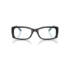 Ray Ban Miriam Optics Eyeglasses Brown On Transparent Blue Frame Clear Lenses Polarized 54-19 In Brown On Transparent Blue