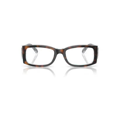 Ray Ban Miriam Optics Eyeglasses Dark Havana On Multicolor Frame Clear Lenses Polarized 52-19