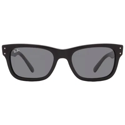 Ray Ban Mr Burbank Blue Rectangular Men's Sunglasses Rb2283 901/r5 55 In Black