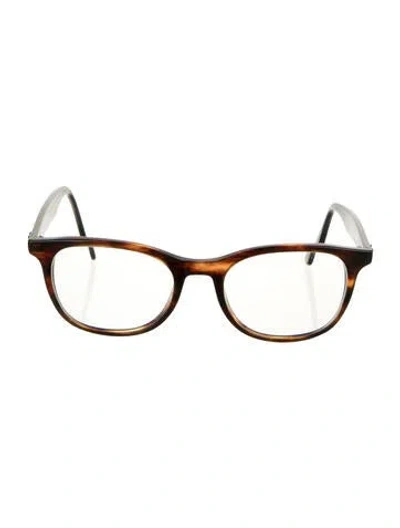 Pre-owned Ray Ban Narrow Eyeglasses In Brown/grey