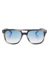 Ray Ban Navigator-frame Sunglasses In グレー