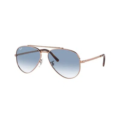 Ray Ban New Aviator Rb3625 92023f Sunglasses In Gold