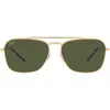 Ray Ban Ray-ban New Caravan 58mm Square Sunglasses In Gold