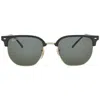 Ray Ban New Clubmaster Green Unisex Sunglasses Rb4416 601/31 53 In Multi