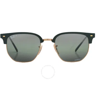 Ray Ban New Clubmaster Polarized Green Mirrored Unisex Sunglasses Rb4416 6655g4 51