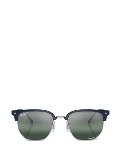 Ray Ban New Clubmaster Polarized+ Lenses Sunglasses In Purple