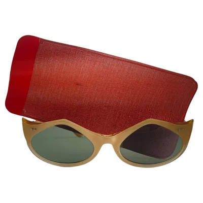Pre-owned Ray Ban New  Griffin 1960's Mid Century Beige G15 Lenses B&l Usa Sunglasses In Brown