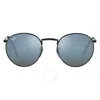 RAY BAN RAY BAN NEW ROUND GREEN MIRRORED BLUE ROUND UNISEX SUNGLASSES RB3637 002/G1 50