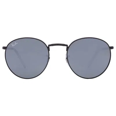 Ray Ban New Round Green Mirrored Blue Unisex Sunglasses Rb3637 002/g1 53 In Multi