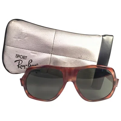 Pre-owned Ray Ban New Vintage  B&l Bradshaw Tortoise G15 Grey Lenses Sunglasses Usa In Gray