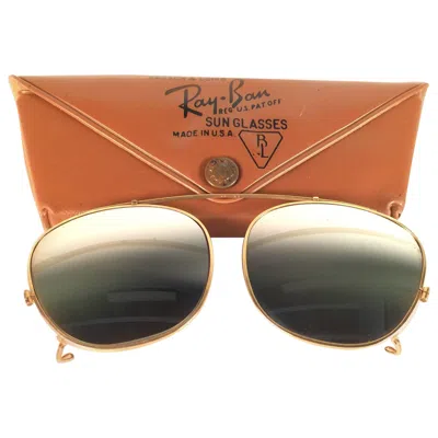 Pre-owned Ray Ban New Vintage  B&l Clip On Deep Freeze For Sunglasses Collectors Item Usa In Brown
