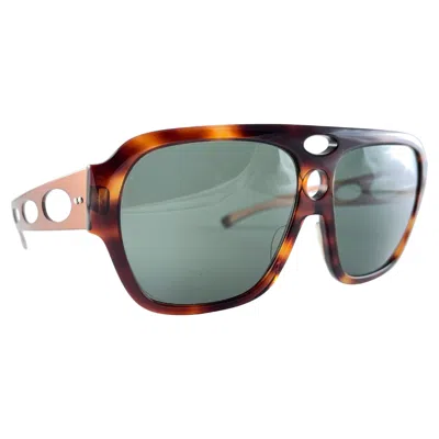Pre-owned Ray Ban New Vintage  B&l Corrigan Ii Tortoise Metal Temples Grey Lens Sunglasses In Gray
