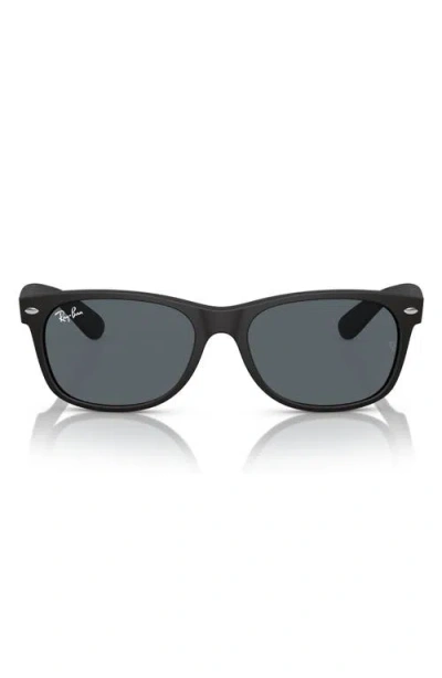 Ray Ban Ray-ban New Wayfarer 55mm Rectangular Sunglasses In Black Blue