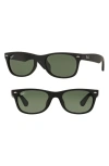 RAY BAN RAY-BAN NEW WAYFARER 55MM RECTANGULAR SUNGLASSES