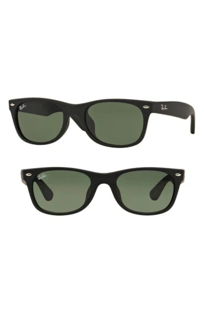 Ray Ban New Wayfarer 55mm Rectangular Sunglasses In Green