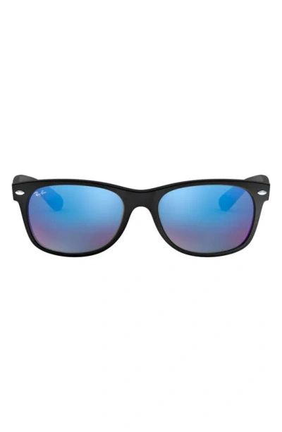 Ray Ban New Wayfarer Classic 52mm Sunglasses In Black/ Blue