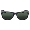 Ray Ban New Wayfarer Classic Green Unisex Sunglasses Rb2132 622 58 In Black