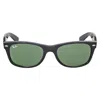 Ray Ban New Wayfarer Classic Green Unisex Sunglasses Rb2132 901 52 In Green