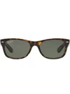 Ray Ban New Wayfarer Classic Sunglasses In Brown