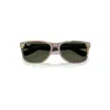 Ray Ban New Wayfarer Classic Sonnenbrillen Grün / Grünes Tarnmuster Fassung Grün Glas 55-18 In Green&#47green Camuflage